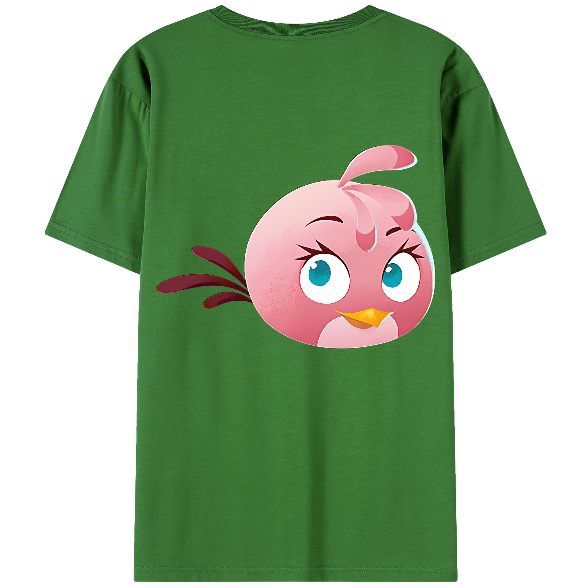 （画像用） Angry Birds アングリーバード レディース半袖Tシャツ(バックプリント)